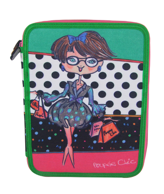 La trousse d'écolier de 2 fermetures éclair/les trousses d'écolier colorées des enfants Zippered la poche 25×19.5×4.5 cm